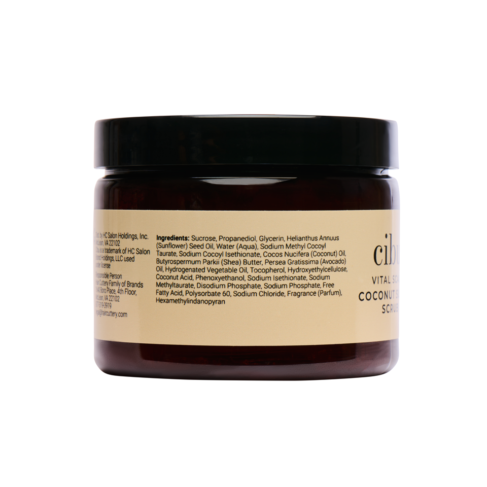 Vital Scalp Coconut Sugar Scrub Ingredients